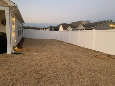 Vinyl Fences - Vinyl is an easy-care alternative to other fence materials. A vinyl fence won’t warp, rot, split or blister like a wood fence, or rust, chip, peel or corrode like aluminum. Vinyl never needs sanding, staining or painting. Surface dirt and debris wash away easily with a periodic spraying from a garden hose. Vinyl Fences - Vinyl is an easy-care alternative to other fence materials. A vinyl fence won’t warp, rot, split or blister like a wood fence, or rust, chip, peel or corrode like aluminum. Vinyl never needs sanding, staining or painting. Surface dirt and debris wash away easily with a periodic spraying from a garden hose.
