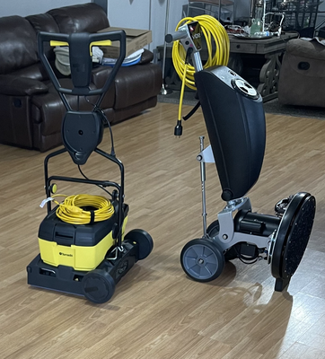 Hardwood Cleaning or Screen & Recoat - Revitalize Your Hardwood Floors with our Professional Cleaning & Buffing Service! Say goodbye to stubborn stains, dirt, and dullness and hello to floors that shine with brilliance. Our expert team will restore the natural beauty of your hardwood, making it look good as new. Get ready to fall in love with your floors all over again!  Reveal the True Beauty of Your Hardwood Floors with our Expert Wax Removal Service! Say goodbye to dull, sticky floors and hello to a fresh vibrant space. No more worries about toxic chemicals or lingering smells - we use top-of-the-line, water-based products that are safe for your entire family, including pets and kids.