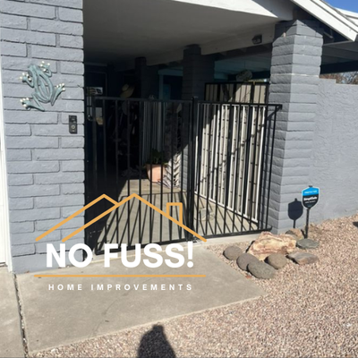 Security Gate Installment - Customer in need of security, no problem! My team and I came right over and installed this amazing entry gate!