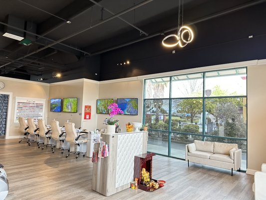 Our salon - We have 4 PACKAGE pedicure:
1. Basic:
The package includes: relaxing soak, nail shaping & cuticle trimming, sugar scrub, hand massage focusing on the tower legs, hot rock massage and polish of your choice.
2. Perfect:
Like basic but extra mask, combined with paraffin wax to promote blood circulation and relieve muscle tensions.
3. Removal treatment:
Like perfect but extra with removal special, the dry and unhealthy dermis will be exfoliated, resulting in heathy dermis development comfort to the feet.
4. Phoebe's signature:
Like removal treatment but extra machine massage and neckcloth.. Our salon - We have 4 PACKAGE pedicure:
1. Basic:
The package includes: relaxing soak, nail shaping & cuticle trimming, sugar scrub, hand massage focusing on the tower legs, hot rock massage and polish of your choice.
2. Perfect:
Like basic but extra mask, combined with paraffin wax to promote blood circulation and relieve muscle tensions.
3. Removal treatment:
Like perfect but extra with removal special, the dry and unhealthy dermis will be exfoliated, resulting in heathy dermis development comfort to the feet.
4. Phoebe's signature:
Like removal treatment but extra machine massage and neckcloth..