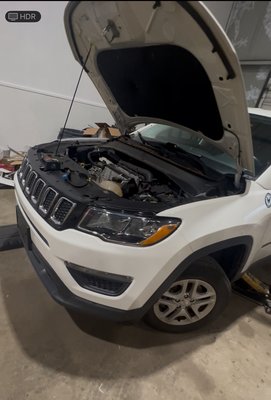 2018 Jeep compass (No start) - This will start to finish on a 2018 Jeep compass. Removed the old starter due to a no start on the vehicle and installed a new one and the vehicle is out running smoothly, back with its owner.  2018 Jeep compass (No start) - This will start to finish on a 2018 Jeep compass. Removed the old starter due to a no start on the vehicle and installed a new one and the vehicle is out running smoothly, back with its owner. 