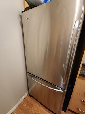 Amana Refrigerator – Defrost System and Drain Cleaning Service - A customer reported that the Amana refrigerator section was too warm, while the freezer was working properly. During diagnostics, the issue was traced to a faulty defrost system and a clogged drain.
Our technician fully defrosted and cleaned the system, replaced the defrost thermostat, and cleared the drain line to restore proper airflow and cooling performance. The refrigerator is now working correctly. Amana Refrigerator – Defrost System and Drain Cleaning Service - A customer reported that the Amana refrigerator section was too warm, while the freezer was working properly. During diagnostics, the issue was traced to a faulty defrost system and a clogged drain.
Our technician fully defrosted and cleaned the system, replaced the defrost thermostat, and cleared the drain line to restore proper airflow and cooling performance. The refrigerator is now working correctly.