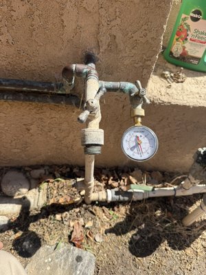 Water shut off replace - Water shut off handle broke and water had to be shut off at the street. Shut off valve was replaced. A pressure regulator valve is not needed as the water pressure is not high. Water shut off replace - Water shut off handle broke and water had to be shut off at the street. Shut off valve was replaced. A pressure regulator valve is not needed as the water pressure is not high.