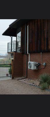 Ductless Mini Split install - This home is from 1960 amd only came with hydronic heating. Longhorn heating and cooling installed a Ductless system to keep this family nice and cold in the summer !