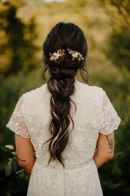 Pati + Mason - Bohemian hair + makeup styling for Pati + Mason's elopement!