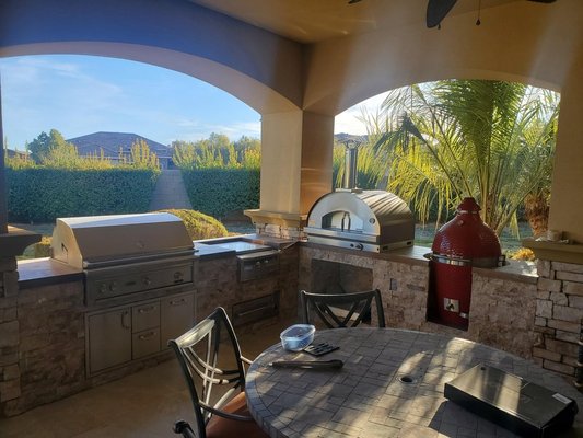 Outdoor Kitchen/Islands - Enterprise Area - This beautiful home and backyard area were really only missing one thing - a functional outdoor kitchen and BBQ area to fully enjoy those evenings outside! Outdoor Kitchen/Islands - Enterprise Area - This beautiful home and backyard area were really only missing one thing - a functional outdoor kitchen and BBQ area to fully enjoy those evenings outside!