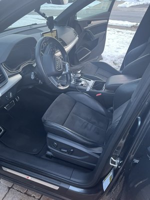Interior Detail; Audi SUV - Detailed an Audi SUV. Interior Detail; Audi SUV - Detailed an Audi SUV.