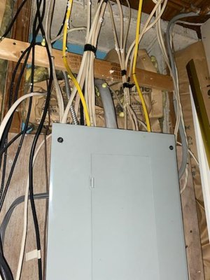 Panel upgrade - these were series of panels that were installed in residential homes