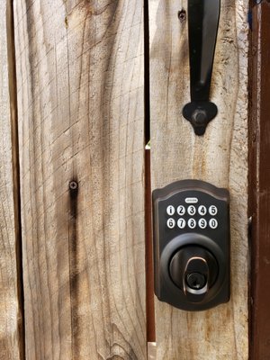 Residential wooden gate and retrofit - old door lock? need key pad lock? side gate secure and control?
please let me know, I can help you.
408-483-4217 Sean Residential wooden gate and retrofit - old door lock? need key pad lock? side gate secure and control?
please let me know, I can help you.
408-483-4217 Sean