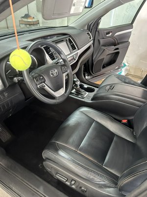 Toyota Highlander - This vehicle had multiple deep stains and odors that needed a lot of attention. We came out with an end result that left the car feeling brand new and another customer satisfied