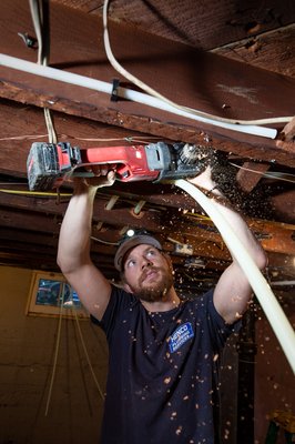 Plumbing Whole Home Repipe Work - You can count on Henco Plumbing Services for house repiping services as major as a whole-home repipe, or as small as kitchen remodeling repiping. Choose to work with us, and you can look forward to benefits like:
Lifetime warranty for your full home repiping
Hassle-free scheduling
Upfront pricing
Clean and professional work
Fast service
Do You Need Repiping Services?
Most of the water carrying pipes in your home are under your walls, floors, and ceilings. It’s a good design that keeps the pipes out of sight, but over time, these pipes will erode, and you won’t know there’s something wrong until water leakage signs show up on your walls, ceilings, or otherwise.
Galvanized pipes are the most prone to eroding, which is why if your home has such pipes installed, it’s time to consider repiping. You may also require repiping when remodeling your kitchen, bathroom, or other rooms with lots of plumbing.
As Vancouver and the Portland Metro Area’s leading repipe contractor, we only use the best quality materials for repiping–either Pex or copper repiping from leading manufacturers. Plumbing Whole Home Repipe Work - You can count on Henco Plumbing Services for house repiping services as major as a whole-home repipe, or as small as kitchen remodeling repiping. Choose to work with us, and you can look forward to benefits like:
Lifetime warranty for your full home repiping
Hassle-free scheduling
Upfront pricing
Clean and professional work
Fast service
Do You Need Repiping Services?
Most of the water carrying pipes in your home are under your walls, floors, and ceilings. It’s a good design that keeps the pipes out of sight, but over time, these pipes will erode, and you won’t know there’s something wrong until water leakage signs show up on your walls, ceilings, or otherwise.
Galvanized pipes are the most prone to eroding, which is why if your home has such pipes installed, it’s time to consider repiping. You may also require repiping when remodeling your kitchen, bathroom, or other rooms with lots of plumbing.
As Vancouver and the Portland Metro Area’s leading repipe contractor, we only use the best quality materials for repiping–either Pex or copper repiping from leading manufacturers.