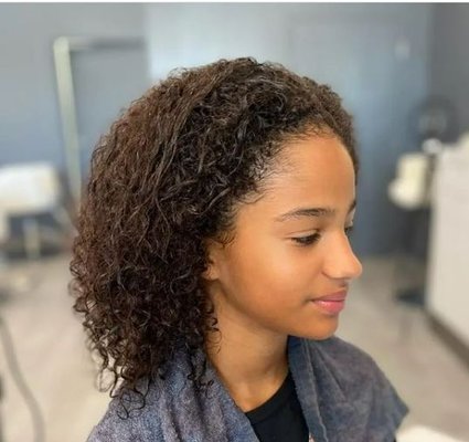 Curly Hair Don't Care - When booking Book Blow -out with extended time. Silk Pressed is the best. Curly Hair Don't Care - When booking Book Blow -out with extended time. Silk Pressed is the best.