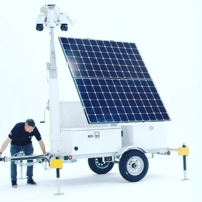 Electronic security specialists - Mobile Surveillance Trailer for Construction site 
illegal dumping & special events