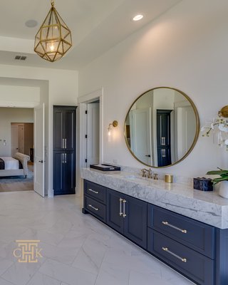 Double Bathroom in White & Blue
When design meets comfort, even your everyday routines feel like little rituals. - Tired of a tiny, cramped bathroom?
Imagine starting your day in a bright, spacious space where every detail is thoughtfully designed.
👉🏻 Double Bathroom in White & Blue
When design meets comfort, even your everyday routines feel like little rituals.
👉🏻 This CaliHome project shows how luxurious materials and thoughtful touches can turn a bathroom into a true sanctuary.
🤍 Snow-white marble countertops with soft veining bring light and a sense of purity.
💙 Deep blue cabinets with gold hardware add depth, sophistication, and that boutique-hotel vibe.
🔆 Large round mirrors in gold frames reflect natural light from wide windows, while warm pendant lighting makes the space cozy in the evening.
Our furniture isn’t just about storage.
We create thoughtfully designed, cozy spaces where every detail works to make your home more comfortable for your family. Double Bathroom in White & Blue
When design meets comfort, even your everyday routines feel like little rituals. - Tired of a tiny, cramped bathroom?
Imagine starting your day in a bright, spacious space where every detail is thoughtfully designed.
👉🏻 Double Bathroom in White & Blue
When design meets comfort, even your everyday routines feel like little rituals.
👉🏻 This CaliHome project shows how luxurious materials and thoughtful touches can turn a bathroom into a true sanctuary.
🤍 Snow-white marble countertops with soft veining bring light and a sense of purity.
💙 Deep blue cabinets with gold hardware add depth, sophistication, and that boutique-hotel vibe.
🔆 Large round mirrors in gold frames reflect natural light from wide windows, while warm pendant lighting makes the space cozy in the evening.
Our furniture isn’t just about storage.
We create thoughtfully designed, cozy spaces where every detail works to make your home more comfortable for your family.