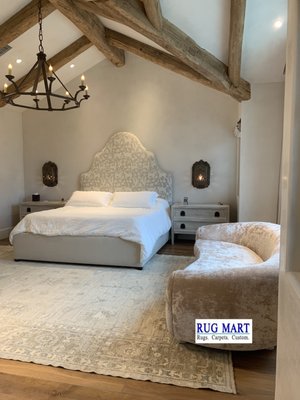 Master Bedroom Rugs Installed By Rug Mart Houston - Visit Rug Mart in Houston Texas, Stocking Large Selection of high-quality Handcrafted Rugs & Premier Carpet/Broadloom.
Our Handcrafted Modern Rugs & Oriental Rugs are made all over the world from Afghanistan, Egypt, India, Nepal, Pakistan &Turkey with 1000’s of Handcrafted Wool & Wool/Silk Rugs Stocked in Standard sizes from 6x9 Up to 12x18 & Custom sizes as well.
We showcase multiple Premier Carpet/Broadloom brands that enclose all facets of decorative Soft Flooring. These decorative & sustainable carpets are available in standard & custom sizes. They can also be installed as wall to wall carpet or as Custom stair runners, currently displaying more than 80,000 Styles in Carpet & Broadloom area rugs.
With a 20,000 showroom In Houston, Texas, we have the One Of the largest selections of Fine Handcrafted-Handwoven Rugs in Houston and at the best Price & Service. Master Bedroom Rugs Installed By Rug Mart Houston - Visit Rug Mart in Houston Texas, Stocking Large Selection of high-quality Handcrafted Rugs & Premier Carpet/Broadloom.
Our Handcrafted Modern Rugs & Oriental Rugs are made all over the world from Afghanistan, Egypt, India, Nepal, Pakistan &Turkey with 1000’s of Handcrafted Wool & Wool/Silk Rugs Stocked in Standard sizes from 6x9 Up to 12x18 & Custom sizes as well.
We showcase multiple Premier Carpet/Broadloom brands that enclose all facets of decorative Soft Flooring. These decorative & sustainable carpets are available in standard & custom sizes. They can also be installed as wall to wall carpet or as Custom stair runners, currently displaying more than 80,000 Styles in Carpet & Broadloom area rugs.
With a 20,000 showroom In Houston, Texas, we have the One Of the largest selections of Fine Handcrafted-Handwoven Rugs in Houston and at the best Price & Service.