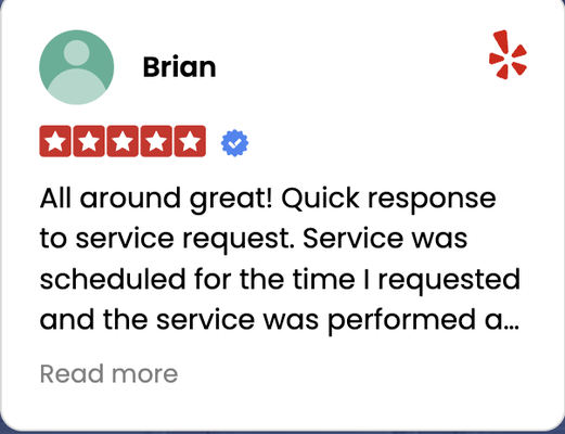 Yelp Reviews - This shows cases some of our 5 star reviews from recent jobs! Yelp Reviews - This shows cases some of our 5 star reviews from recent jobs!