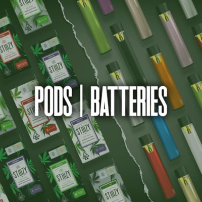 Pods | Batteries - Pick up your favorite battery/vape in store or get it delivered by clicking the button below! Premium selection of batteries and vape pods, features cutting-edge technology device with unmatched quality extracts to maximize your experience