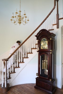 Full Interior Home Painting & Staircase Refresh - This project included a full interior repaint across multiple rooms, hallways, and staircases. Our team carefully prepped walls, protected flooring and furniture, and applied high-quality paint to create smooth, consistent finishes throughout the home. The updated colors brighten the space, highlight architectural features like the curved staircase and trim work, and give the entire interior a fresh, modern look. Full Interior Home Painting & Staircase Refresh - This project included a full interior repaint across multiple rooms, hallways, and staircases. Our team carefully prepped walls, protected flooring and furniture, and applied high-quality paint to create smooth, consistent finishes throughout the home. The updated colors brighten the space, highlight architectural features like the curved staircase and trim work, and give the entire interior a fresh, modern look.