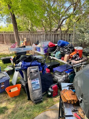 Backyard Junk - Garbage Grabbers was enlisted to prepare a client's backyard for the summer season. Many of the items removed were generously donated. Backyard Junk - Garbage Grabbers was enlisted to prepare a client's backyard for the summer season. Many of the items removed were generously donated.