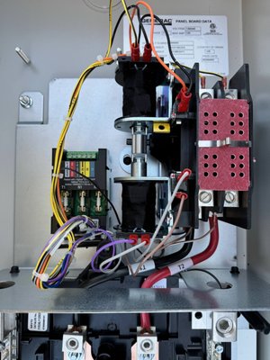 Generator parts burn out. - Client had some issues with their Generator and it ended up melting wires and parts in the panel. Came in and got them all fixed up and working again. Generator parts burn out. - Client had some issues with their Generator and it ended up melting wires and parts in the panel. Came in and got them all fixed up and working again.