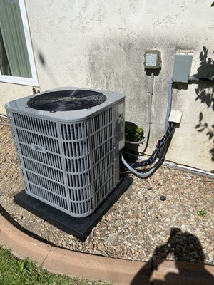 AC Upgrade - Recent project of an AC condenser replacement. Make sure to be ready for the hot summer months ahead. Call Stephens for all of your air conditioning needs. AC Upgrade - Recent project of an AC condenser replacement. Make sure to be ready for the hot summer months ahead. Call Stephens for all of your air conditioning needs.