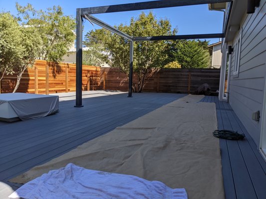 New deck I built for Paul & Natalie Baldaccini - I did concept to finish on this deck.
California general contractor license # 803261. I am also bonded and insured. I specialize in renovations,finish carpentry,dryrot repair,decks and more.I have references as needed. I do quality work at a reasonable price. New deck I built for Paul & Natalie Baldaccini - I did concept to finish on this deck.
California general contractor license # 803261. I am also bonded and insured. I specialize in renovations,finish carpentry,dryrot repair,decks and more.I have references as needed. I do quality work at a reasonable price.