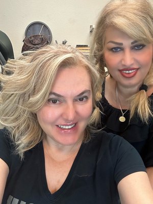 Honey color with highlights - Doing roots color that has a lots of gray and dark brown and highlights
