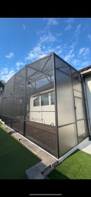 Repaint & Rescreen Pool Enclsoure - We do repaint, repair and rescreen pool enclosure. Now is best time to order this service, no rain no delay. We use only high quality materials. Call us to get a quote! Repaint & Rescreen Pool Enclsoure - We do repaint, repair and rescreen pool enclosure. Now is best time to order this service, no rain no delay. We use only high quality materials. Call us to get a quote!