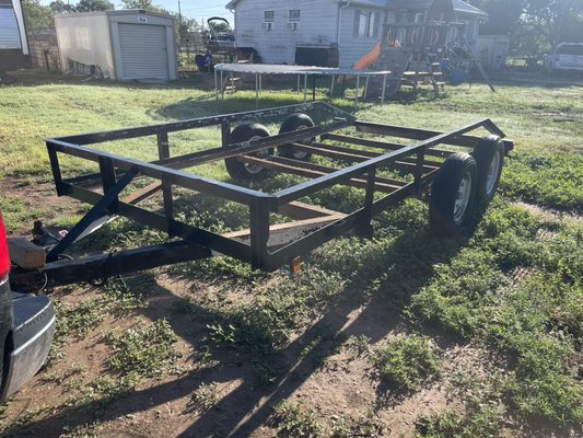 16 foot utility trailer - Customer wanted trailer blasted new for and lights.
Call now and mention Yelp for a no pressure estimate: 18067860263 16 foot utility trailer - Customer wanted trailer blasted new for and lights.
Call now and mention Yelp for a no pressure estimate: 18067860263