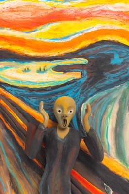 Clay on Canvas - Our canvas artwork camps combine 2D and 3D artmaking techniques to recreate these modern art masterpieces in air dry clay. For this week, campers will deleve into Edvard Munch's iconic Scream. Campers will learn about her unique style and sketch the surrealist Scream onto canvas.