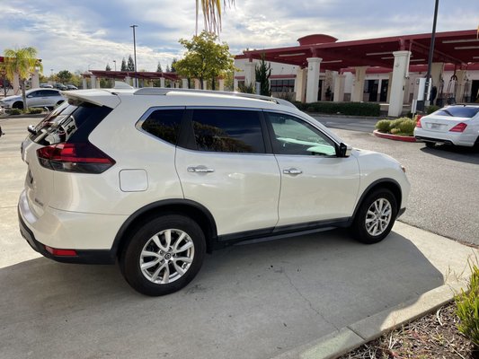 See Clearly. Drive Safer. Protect Your Nissan Rogue SV. - California roads are brutal on windshields. Sand, gravel, and flying debris hit your glass every day—causing invisible micro-damage that leads to pitting, glare, stress cracks, and costly replacements. That’s exactly why this white Nissan Rogue SV came to Quality Auto Glass in Salida & Roseville for professional windshield protection film.

This ultra-clear, impact-resistant film acts as a shield over your factory glass, absorbing rock strikes and preventing chips, pits, and cracks before they start. The result? Sharper visibility, reduced glare, safer night driving, and a windshield that lasts far longer.

Modern vehicles like the Rogue SV rely on windshield-mounted cameras and safety sensors. Even small glass damage can interfere with these systems. Windshield protection film helps preserve optical clarity and sensor accuracy, keeping your safety features working exactly as designed.

With replacement windshields becoming more expensive every year, protection film is one of the smartest investments you can make. It helps prevent damage, reduce repair costs, and keep your SUV looking and performing its best.

If you drive in Salida, Roseville, or anywhere in Northern California, protect your glass before damage happens.
Quality Auto Glass delivers crystal-clear windshield protection that keeps you safer on every mile.
