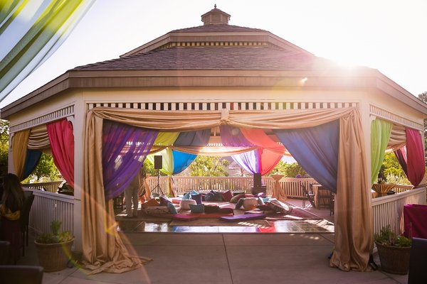 Ceremonies for Everyone - We have held types of events at our facility but one of our favorites was an Indian Ceremony in our Pavilion. The draping in our gazebo transported our guests to real lush oasis.