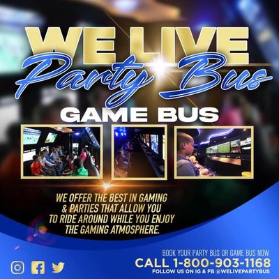 Gaming Bus - Our gaming bus drives around the city is a mobile gaming platform that allows people to enjoy gaming while on the move. The bus is equipped with several TV screens and a reliable Wi-Fi network that enables multiple players to connect and enjoy a variety of games. The gaming bus is designed to create a comfortable and enjoyable gaming experience for its customers. The interior of the bus may be decorated with gaming-themed designs, comfortable seating, and other amenities to make the experience more immersive. The TVs on the bus are large and positioned in a way that ensures everyone on board has a clear view of the action. Gaming Bus - Our gaming bus drives around the city is a mobile gaming platform that allows people to enjoy gaming while on the move. The bus is equipped with several TV screens and a reliable Wi-Fi network that enables multiple players to connect and enjoy a variety of games. The gaming bus is designed to create a comfortable and enjoyable gaming experience for its customers. The interior of the bus may be decorated with gaming-themed designs, comfortable seating, and other amenities to make the experience more immersive. The TVs on the bus are large and positioned in a way that ensures everyone on board has a clear view of the action.