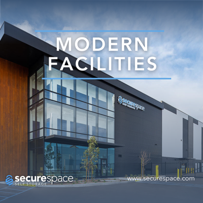 Modern Facilities - With free Wi-Fi, convenient lobbies, clean restrooms, and electronic smart gates you can count on a trip to SecureSpace being convenient and easy. Modern Facilities - With free Wi-Fi, convenient lobbies, clean restrooms, and electronic smart gates you can count on a trip to SecureSpace being convenient and easy.