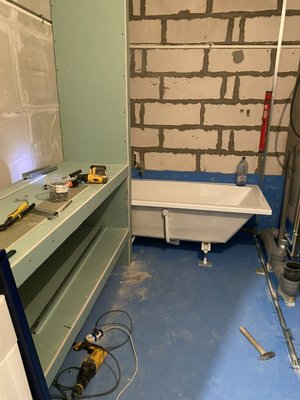Bathroom 2020 - Bathroom from scratch!
Built walls, wires, made plumbing. After collecting the countertop , a hidden door for the pipes was installed. Installed tiles, put the door and cleaned. Everything is ready for use! Bathroom 2020 - Bathroom from scratch!
Built walls, wires, made plumbing. After collecting the countertop , a hidden door for the pipes was installed. Installed tiles, put the door and cleaned. Everything is ready for use!