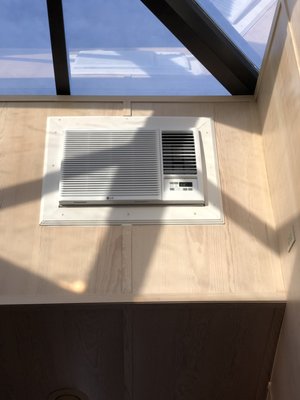 Window AC Change Out - This customer had an old window AC unit that no longer worked. We changed it out for a new LG unit with “heat” option. Now she has heating and cooling with a remote control. No more climbing a ladder to turn the system on or off. Window AC Change Out - This customer had an old window AC unit that no longer worked. We changed it out for a new LG unit with “heat” option. Now she has heating and cooling with a remote control. No more climbing a ladder to turn the system on or off.