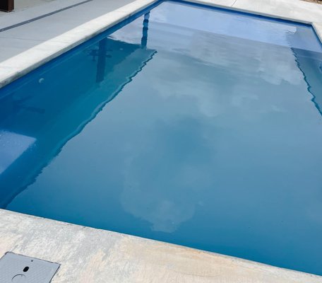 Fiberglass Pool Installation in Walker, LA - This 12'x28' Fiberglass Pool included a tanning ledge and seating at both ends. Fiberglass Pool Installation in Walker, LA - This 12'x28' Fiberglass Pool included a tanning ledge and seating at both ends.