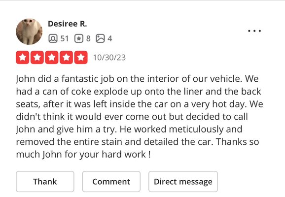 5 Star reviews - Some of my reviews don’t post because of yelps review process so here are some 5 star reviews that we have gotten.
We absolutely love our customers! 5 Star reviews - Some of my reviews don’t post because of yelps review process so here are some 5 star reviews that we have gotten.
We absolutely love our customers!