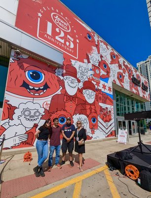 Honored to partner with Jewel Osco to celebrate their 125th Anniversary! - From design to print to installation…