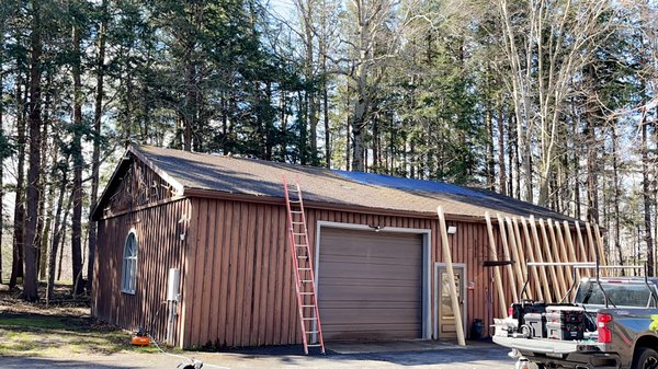Pole barn metal roof replacement - Customer had a tree come thru his roof during one of our beautiful WNY’s wind storms. Decided to go to a full metal roof replacement. Guaranteed for 30 years! Pole barn metal roof replacement - Customer had a tree come thru his roof during one of our beautiful WNY’s wind storms. Decided to go to a full metal roof replacement. Guaranteed for 30 years!