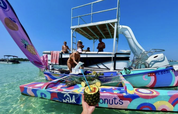 Double Decker w/ Slide 13 passenger - Book your unforgettable 2025 adventure to Crab Island aboard our brand-new Slide Pontoon! Built for non-stop fun, this private pontoon fits up to 13 guests and comes packed with features — including a thrilling water slide, premium leather seating, a sunbathing deck, and all the space your group needs for an epic day on the water. Double Decker w/ Slide 13 passenger - Book your unforgettable 2025 adventure to Crab Island aboard our brand-new Slide Pontoon! Built for non-stop fun, this private pontoon fits up to 13 guests and comes packed with features — including a thrilling water slide, premium leather seating, a sunbathing deck, and all the space your group needs for an epic day on the water.