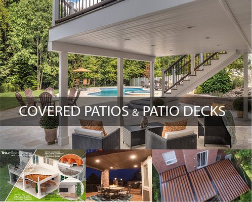 Covered Patio Decks & Waterproof Patio Covers with Integrated Top Deck & Railings - The Trex & TimberTech Products offer a fully Covered, Waterproof Patio Cover with the benefits of an integrated Top Deck. The Trex RainEscape & TimberTech provide the benefits of a Top Deck with a Waterproof Fully Covered Underside. It's the best possible outdoor living combination. Prices Start at $19,800 dollars - Compare those options to a Roofed California Room or Patio Cover that offers NO TOP Deck that start at $65,000 to $70,000 dollars. You're literally losing half the outdoor living space at many times the cost. Let one of our project teams bring your Outdoor Living dreams to life! Covered Patio Decks & Waterproof Patio Covers with Integrated Top Deck & Railings - The Trex & TimberTech Products offer a fully Covered, Waterproof Patio Cover with the benefits of an integrated Top Deck. The Trex RainEscape & TimberTech provide the benefits of a Top Deck with a Waterproof Fully Covered Underside. It's the best possible outdoor living combination. Prices Start at $19,800 dollars - Compare those options to a Roofed California Room or Patio Cover that offers NO TOP Deck that start at $65,000 to $70,000 dollars. You're literally losing half the outdoor living space at many times the cost. Let one of our project teams bring your Outdoor Living dreams to life!
