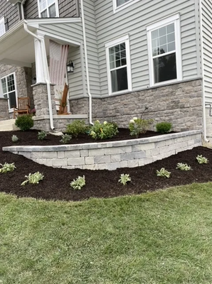 Retaining Wall - Retaining walls are a cost-effective, reliable, and low-maintenance way of enhancing the value of your residential property while optimizing your landscape. We customize our installation service to best suit your requirements and increase the aesthetics of your home. Our experts also do minor repairs on stone and block retaining walls. Retaining Wall - Retaining walls are a cost-effective, reliable, and low-maintenance way of enhancing the value of your residential property while optimizing your landscape. We customize our installation service to best suit your requirements and increase the aesthetics of your home. Our experts also do minor repairs on stone and block retaining walls.
