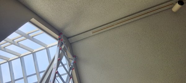 Hanging lamp installation 2023 - We installed a large interesting lamp at a high altitude. (high ceilings)