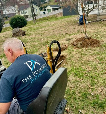 Trenchless Water Line Replacement - When an underground water line began leaking, this Knoxville homeowner wanted a repair solution that wouldn't destroy their landscaping. After locating the damaged section, The Plumbing Authority recommended trenchless water line replacement to minimize disruption while restoring reliable water service.
Our team installed the new water line using trenchless techniques whenever possible, significantly reducing excavation and preserving the homeowner's yard. Once the installation was complete, we pressure-tested the system and confirmed everything was operating properly.
If you're dealing with a leaking or damaged water service line, ask our team about trenchless water line replacement options. Trenchless Water Line Replacement - When an underground water line began leaking, this Knoxville homeowner wanted a repair solution that wouldn't destroy their landscaping. After locating the damaged section, The Plumbing Authority recommended trenchless water line replacement to minimize disruption while restoring reliable water service.
Our team installed the new water line using trenchless techniques whenever possible, significantly reducing excavation and preserving the homeowner's yard. Once the installation was complete, we pressure-tested the system and confirmed everything was operating properly.
If you're dealing with a leaking or damaged water service line, ask our team about trenchless water line replacement options.