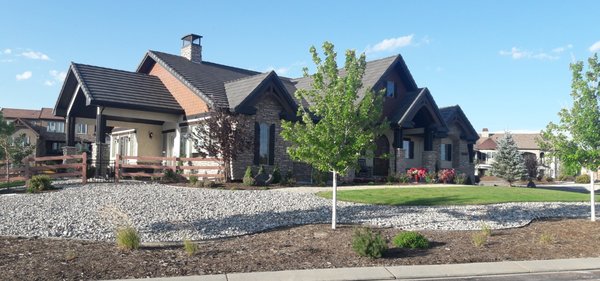 Flying Horse residential home - This was a home in Flying Horse Ranch where I did work with the homeowner to design something specific to their likes and dislikes. With my projects I usually try to pick plants and trees that have year round interest. For example I will use trees that flower in the spring but also get beautiful fall color and maybe used shrubs with colorful bark for winter. Flying Horse residential home - This was a home in Flying Horse Ranch where I did work with the homeowner to design something specific to their likes and dislikes. With my projects I usually try to pick plants and trees that have year round interest. For example I will use trees that flower in the spring but also get beautiful fall color and maybe used shrubs with colorful bark for winter.