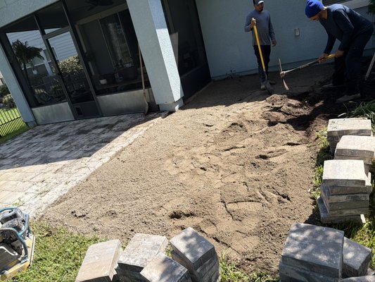 Pavers - This was a patio addition