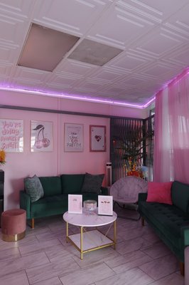 Our Pink Paradise - Take a step inside our calm, pink sanctuary. Our Pink Paradise - Take a step inside our calm, pink sanctuary.