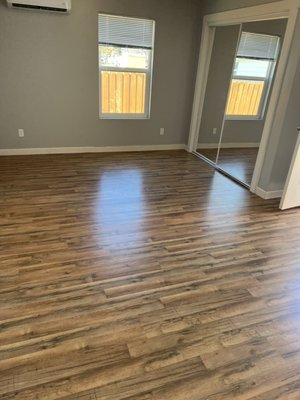 Beautifully fresh mopped floors - One of my favorite things about cleaning is making my floors look clean and welcoming
