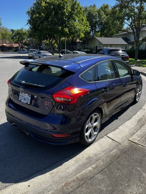 A Full Detail For a Ford Focus ST - This Full detail done on a customer Ford Focus ST, he was trying to have it cleaned and ready for sell.
